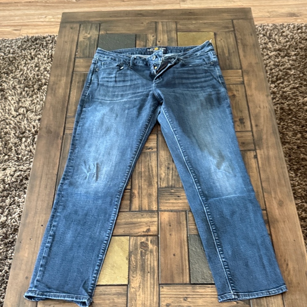 Lucky Brand Dark Blue Straight Leg Jeans